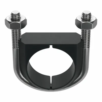 ZSI Vibration Dampening U-Bolt: 1/4"-20 Thread Size, For Pipe Size 3/4 in - Vibration Dampening U-Bolts
