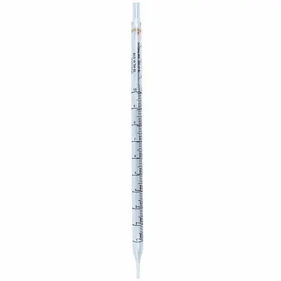 COLE-PARMER Serological Pipette: 10 mL Capacity, 0.1 mL Graduation Increments, Sterile - Sterile Seroligcal Pipettes
