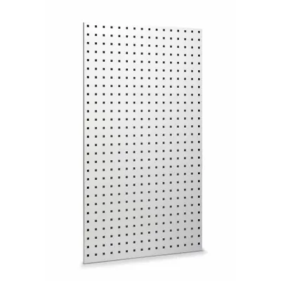 TRITON PRODUCTS Pegboard: Square, 3/8 in Peg Hole Size, 42 in x 24 in x 9/16 in, Steel - Square-Hole Pegboard Panels