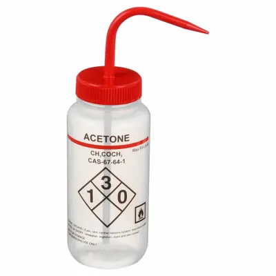 OEM Wash Bottle: 500 mL - Wide Mouthed Standard Spout Wash Bottles