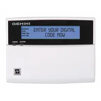 NAPCO Door Style Keypad: 4 3/8 in Overall Ht, 1 1/8 in Overall Lg, 5 7/8 in Overall Wd, LCD (MPN GEM-DK1CA)