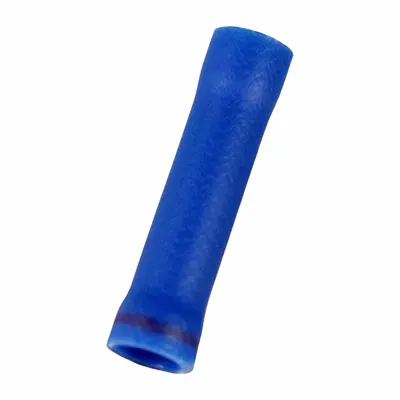 OEM Butt Splice Connector: Blue, Vinyl, For Wire Size 22 AWG – 14 AWG, 600 V - Insulated Butt Splice Connectors