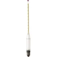 Specific Gravity Hydrometer: Baume Plain Form, 19/31°, 0.2°, Plastic, +/-0.2°, 10 in Overall Ht (MPN B61800-0900)