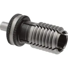 This precision gauge locates the center of tapped holes for accurate layout and inspection. Constructed from steel with a thread size of 5/16"-24, it is used in machining, tooling, and quality control to verify threaded hole position before drilling or assembly.