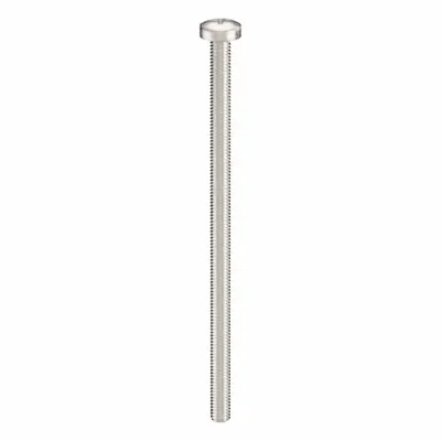 USA INDUSTRIALS Machine Screw: M3x0.50 Thread Size, 60 mm Lg, 316, Stainless Steel, Plain - Pan Head Machine Screws