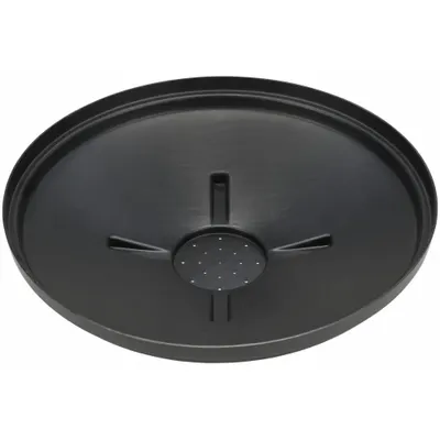 LINCOLN 3610 Pail Funnel, Plastic, Black, 24 1/2 in Diameter, 5 3/4 in Height - Pail Funnels