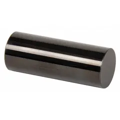 Steel plug and pin gauge with black oxide finish, 0.7610 in diameter, Class ZZ tolerance of 0.00020 in, and surface finish 10 microinch or better. Used as a no-go (minus) gauge to verify that a hole diameter does not exceed its maximum allowable size. Includes Certificate of Accuracy with NIST Traceability.