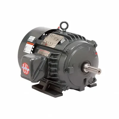 U.S. MOTORS General Purpose Motor: Rigid Base Mount, Totally Enclosed Fan Cooled, 5 hp - Rigid Base 3-Phase General Purpose AC Motors