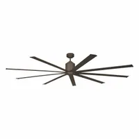 MAXX AIR Ceiling Fan: 13,000 cfm Airflow, 8 ft Blade Dia, 6 Speeds, 120V AC, Single Phase, Bronze (MPN ICF96 WLORBUPS)
