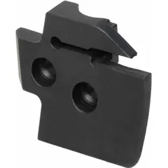 Carbide insert blade for face grooving operations on CNC lathes and machining centers. Designed for stable chip control and accurate groove creation. Compatible with corresponding tool holders.