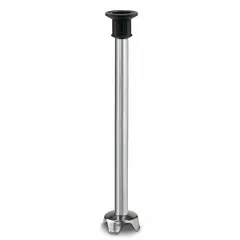 Replacement shaft for Waring Commercial Heavy-Duty Big Stik immersion blenders. 21-inch overall height. Designed for use with WSB70 blender base. Suitable for mixing, pureeing, and emulsifying large volumes in commercial kitchens and food processing.
