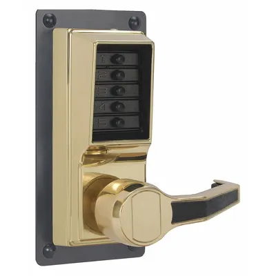 KABA SIMPLEX Mechanical Push Button Lockset: ADA Compliant - Mechanical Keyless Access Locksets