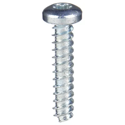 TAMPER PRUF SCREW Thread Forming Screw: #4 Size, 1/4 in Lg, Steel, Zinc-Plated, Torx Plus - Pan Head Sheet Metal Screws