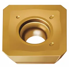 Square indexable milling insert for face and shoulder milling operations. Suitable for general-purpose machining of steel, stainless steel, and cast iron. Features a 12.7 mm inscribed circle, 4.76 mm thickness, and 5.56 mm hole diameter. Grade A57 is optimized for medium to roughing applications.