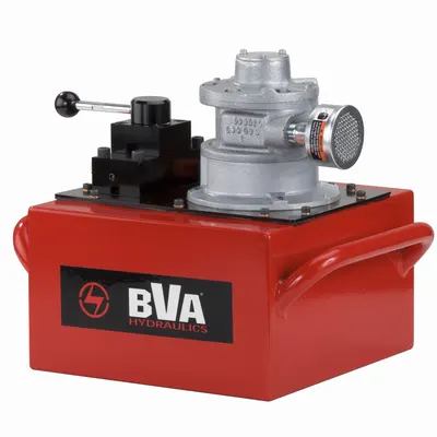 BVA HYDRAULICS Hydraulic Pump: 10,000 psi Max. Op Pressure, 3 gal Reservoir Capacity - High-flow Air-Operated Hydraulic Pump Units