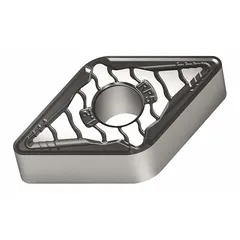 Diamond indexable turning insert for precision machining of non-ferrous materials, composites, and abrasive alloys. Suitable for turning, facing, and profiling operations. Available in two specification variants: DNMG442-RP5 WKK20S and DNMG150608-RP5 WKK20S.