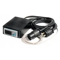 Temperature controller for heating mantles. Overall dimensions: 4 1/4 in length, 1 3/4 in width. Used for regulating temperature in laboratory and industrial heating processes