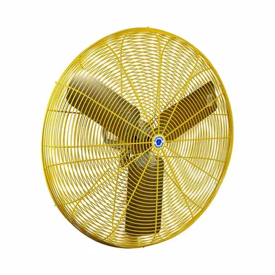 SCHAEFER Fan Head: 36 in Blade Dia, 2 Speeds, 115V AC, 1/2 hp Motor - High-Visibility Industrial Fan Heads