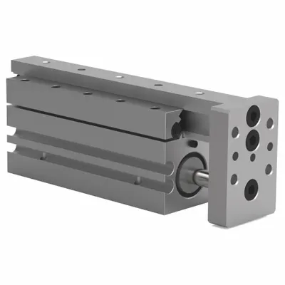DE-STA-CO Mini Power Slide: 1 1/2 in Stroke Lg, 1/2 in Bore Dia, Mfr Part # MPS-1-3 - Pneumatic Linear Ball Rail Slides