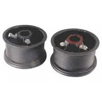 AMERICAN GARAGE DOOR SUPPLY Cable Drum: Aluminum, 375 lb Load Rating - Max, 4 in Outside Dia, 2 PK (MPN 400-12SC)