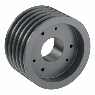 OEM V-Belt Pulley: B68 - Bushed-Bore Cast-Iron V-Belt Pulleys