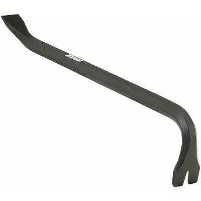 WESTWARD Gooseneck Wrecking Bar: Point End, 18 in Overall Lg - Wrecking Bars