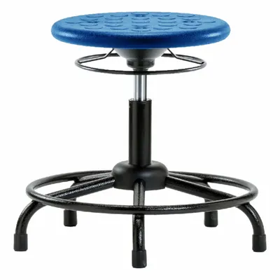 OEM Stool: Polyurethane, Ht Range 18 in to 23 in, 13 in Seat Wd, 13 in Seat Dp - Polyurethane Lab Stools