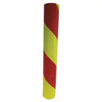 Reflective Tape: Construction/Emergency Vehicles/Utility, Fluorescent Lime/Red, 30 in Wd, 50 yd Lg (MPN V98-775267-300150)