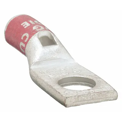 BURNDY Compression Lug: #10/#8 Stud Size, 8 AWG – 8 AWG For Wire Sizes, Solid/Stranded Wire Type - One-Hole Compression Lugs