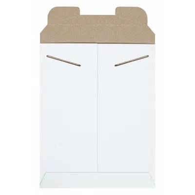 STAYFLATS Mailer Envelopes: 9 in x 11 1/2 in, 9 in x 11 in, 0.028 in Material Thick - Stayflat Tab-Locking Chipboard Mailers