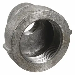 Threaded x Threaded straight reducer for low-pressure piping systems. Class 125, rated 175 psi @ 150° F. Connects 2 in to 1 1/4 in pipe. Used in industrial plumbing, HVAC, and process applications.