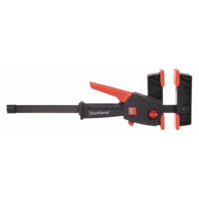 BESSEY Bar Clamp/Spreader: Soft-Touch Grooved, 24 in Max Jaw Opening - Dual-Function Trigger Clamps & Spreaders