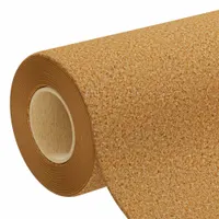 Cork, Roll: Cork, 50 ft Lg, 4 ft Wd, 1/4 in Thick, Plain Backing Plain Backing, Medium Grain Size (MPN 72000Q)