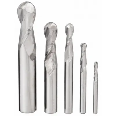 OEM End Mill Set: Ball Nose - General Purpose Carbide Ball End Mill Sets