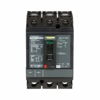Molded Case Circuit Breaker: 50 A Amps, 25kA at 240V AC, Fixed, Line/Load Lug, ABC, 3 Poles, 600V AC (MPN HDL36050)