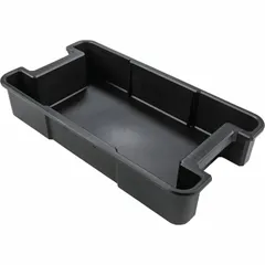 Storage tray designed for organizing small parts and accessories within compatible tool storage systems. Suitable for use in workshops, job sites, and garages to keep fasteners, bits, and other components sorted and accessible.