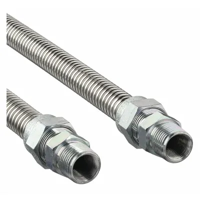 DORMONT Gas Connector: 1/2 in Hose Inside Dia., 36 in Hose Lg, 125,000 BTU Capacity - Range Connectors