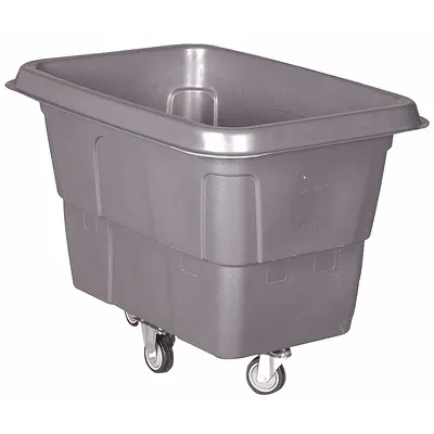 OEM Cube Truck: 16 cu ft, 400 lb, 45 in L x 32 in W x 36 1/2 in H, (2) Rigid/(2) Swivel - High-Maneuverability Cube Trucks