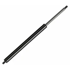 Gas spring providing 278 lbf force with a 30 13/16 in extended length and M10x1.5 rod thread. End fittings not included. Used for controlled lifting and counterbalancing in industrial equipment such as machine guards, hatches, and access panels.