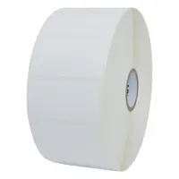 ZEBRA Barcode Printer Labels: 2 in Label Wd, 1 in Label Ht, White, 1 in Core Dia., Matte, Acrylic (MPN 17154)