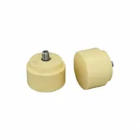 Hammer Tip Head: Medium Hard, Nylon, 2 in Dia, 5/16-18 Thread Size, Threaded, Impax®, 75.15-206