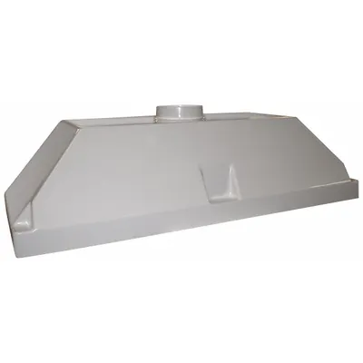 HEMCO Ducted Hood: Fiberglass, Vapor Proof, 30 in Overall Dp, 6 ft Overall Wd - Canopy Hoods