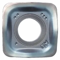 Square (S) indexable milling insert for face and shoulder milling operations on steel and cast iron. Precision-ground geometry and wear-resistant coating enable consistent chip control. Suitable for CNC and manual milling machines in general-purpose machining applications.