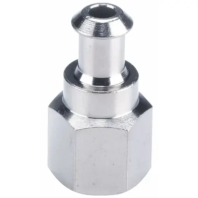 SMC Vacuum Pad Adapter: For 2 mm to 8 mm Pad Size, 4 mm Port Size, 250°C Max Op Temp - Internal Threaded Vacuum Pad Adapters