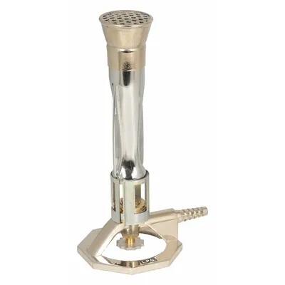 EISCO SCIENTIFIC Bunsen Burner: Meker, LP, 3,200 BTU Btu Output - Max, 2,000 BTU Btu Output - Min - Bunsen Burners