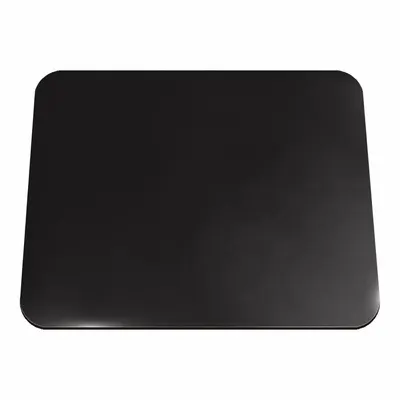 OEM APPROVED VENDOR Desk Protector, Biopolymer, Black, 24 in L x 19 in W - Desk Mats