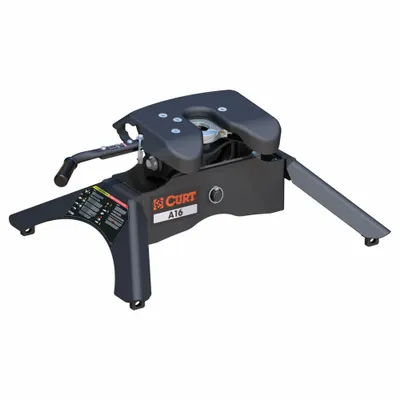 CURT 16120 Fifth Wheel Hitch, Removable, 4,000 lb Capacity, 13-17 in Height - Fifth Wheel Hitches