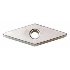 Diamond indexable turning insert for precision machining of non-ferrous materials. Used in turning operations on aluminum alloys and composites. Manufacturer part number VNGA333T00825 PT600M.