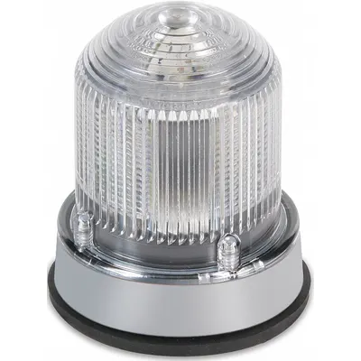 EDWARDS SIGNALING Warning Light: Clear, LED, 1/2 in Internal NPT/3/4 in External NPT - Wired Multimode Lights