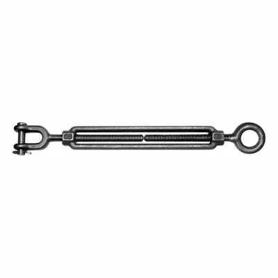 KEN FORGING Eye and Eye Turnbuckle: 1/4"-20 Thread Size, Carbon Steel - Eye Turnbuckle Assemblies